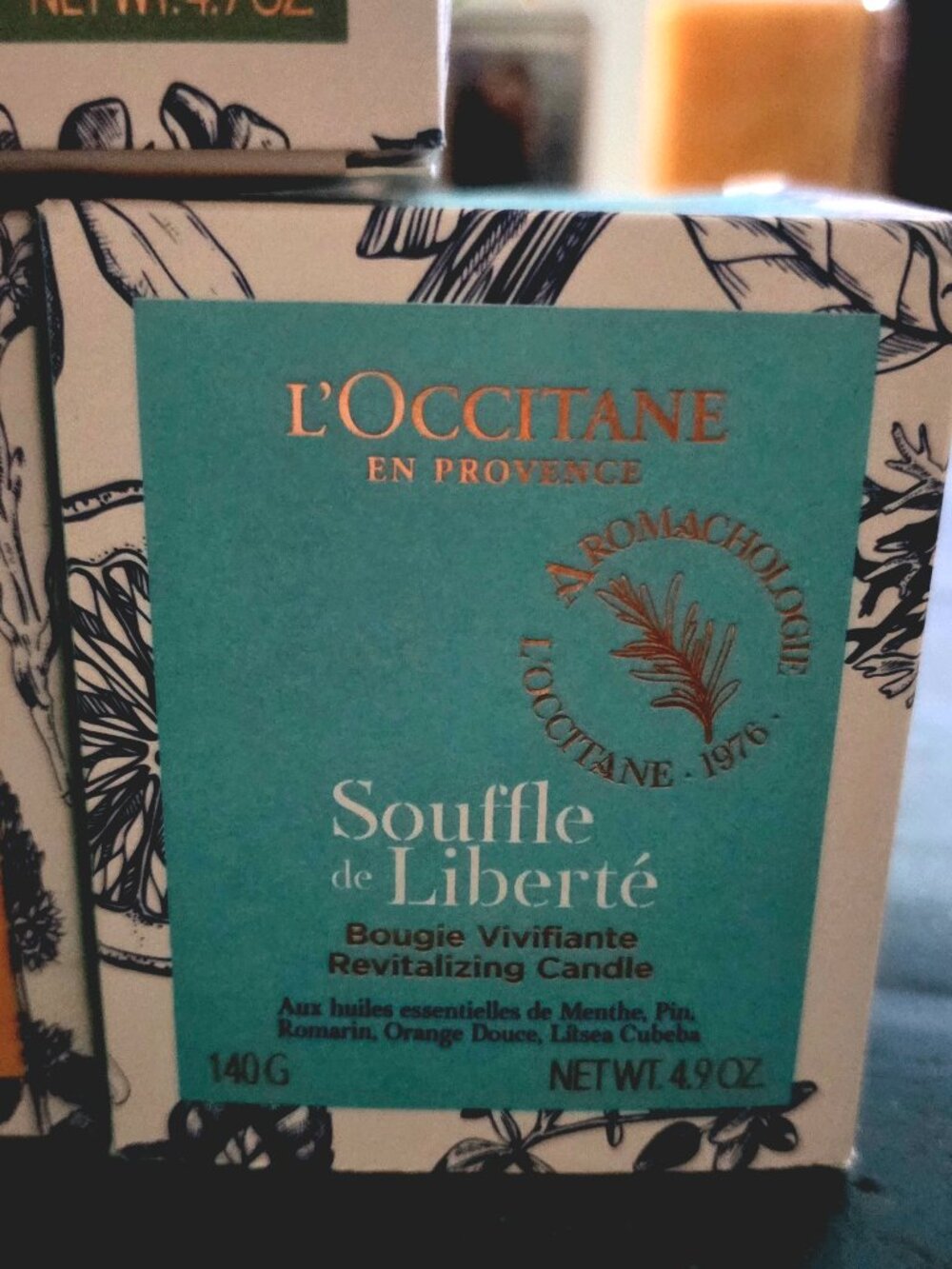 NEW L’Occitane en Provence - Revitalizing Candle - discontinued/hard to find